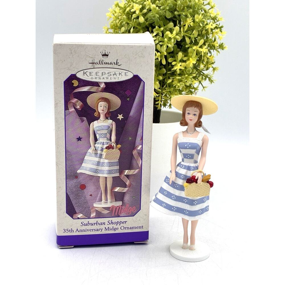 Vintage 1998 Hallmark Keepsake 35th Anniversary Midge Suburban Shopper